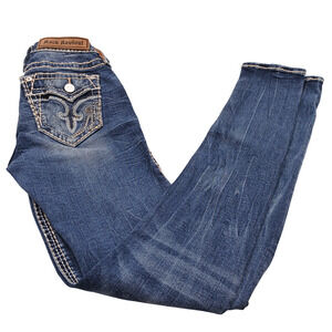 Rock Revival Sulola Skinny Jeans Women’s 24 Blue Denim EP9449S201R Vietnam